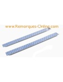 Paire de rampes caillebotis acier 2 m 500 Kg