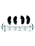 Kit mâchoires pour freinage ALKO type 1637