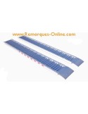 Paire de rampes aluminium 2,5 m 2000 Kg