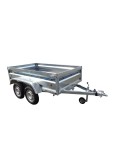 REMORQUE 500-750K PTC 233x133 REM 233 2 essieux ridelles 46 cm