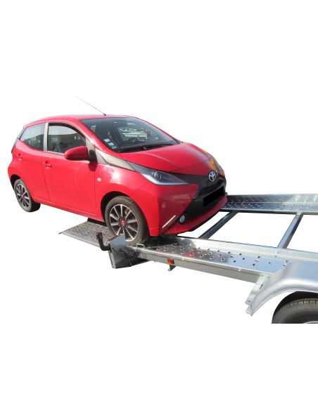 PORTE VOITURE 1300 361x185 LIDER modèle 39750 sans treuil et sans câle de roue promo sur stock