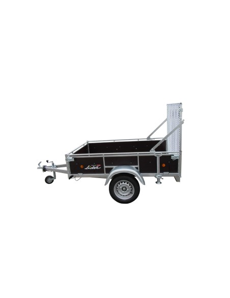 REMORQUE 500-750 KG PTC 251x133 LIDER BOIS 1 ESSIEU