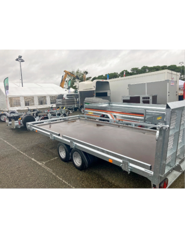 REMORQUE PLATEAU 1500 - 2700 KG 400X200 PJD400...