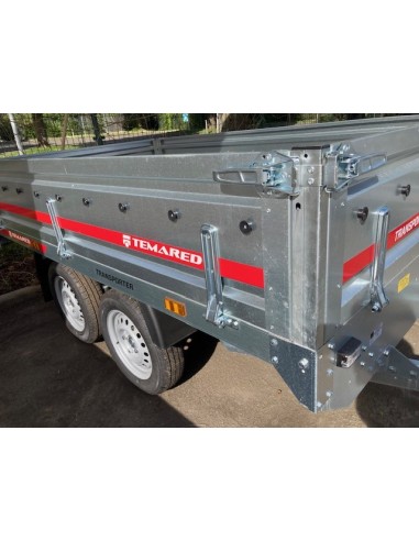 REMORQUE 750 Kg 260 X150 2 essieux roues...