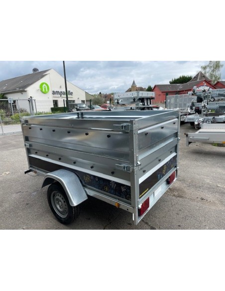 REMORQUE 500-750 Kg 205x122 UNI-REMORQUES RIDELLES 46 CM REM205.5