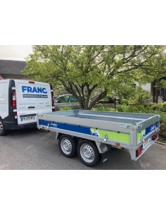 REMORQUE 500 -750 KG PTC 253X147 LIDER TOLEDE ROUES DESSOUS