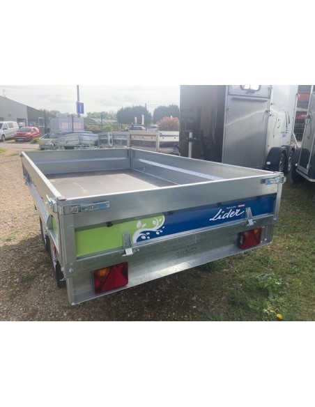 REMORQUE 500 -750 KG PTC 253X147 LIDER TOLEDE ROUES DESSOUS