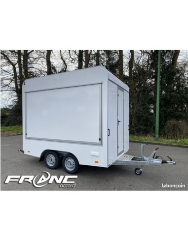 REMORQUE MAGASIN 1500 KG 300X200H230 - 2 ESSIEUX BW