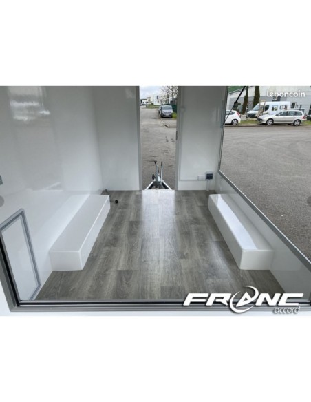 REMORQUE MAGASIN 1500 KG 300X200H230 - 2 ESSIEUX BW