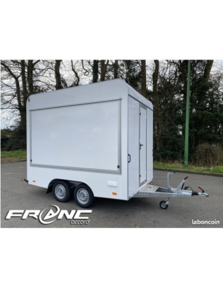 REMORQUE MAGASIN 1500 KG 300X200H230 - 2 ESSIEUX BW