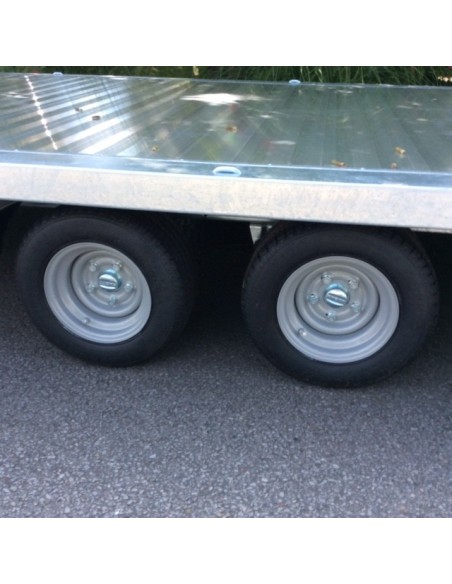 PLATEAU 2700 KG 506 X 216 REMORQUE TRANSPORTEUR CARPLATFOR 5121 ALU 2T700