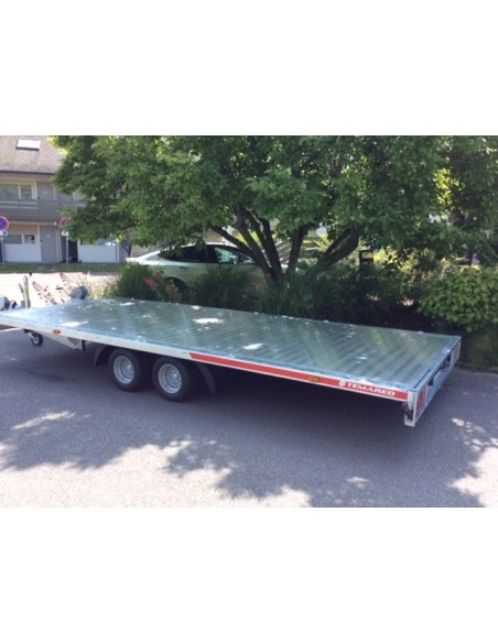 PLATEAU 2700 KG 506 X 216 REMORQUE TRANSPORTEUR CARPLATFOR 5121 ALU 2T700