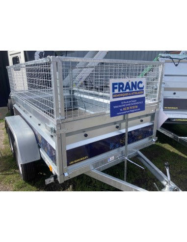 REMORQUE 500-750K PTC 233x133 REM 233 2 essieux...