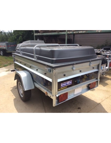 REMORQUE 500-750 Kg 170x122 UNI-REM RIDELLES 46 cm REM170