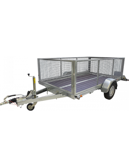 PLATEAU 1000 KG -250X150 PLATEAU avec FREIN PLM150F ERDÉ EXPERT