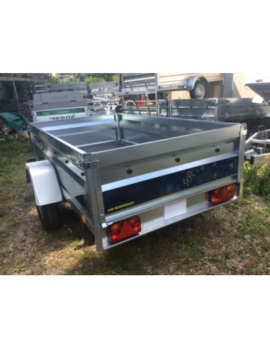REMORQUE 500-750 Kg PTC 233x132 tôle gava REM...
