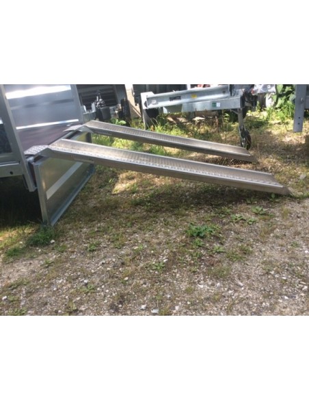 REMORQUE 500-750 Kg PTC 233x132 tôle gava REM 233 1 essieu lider SANS OPTION