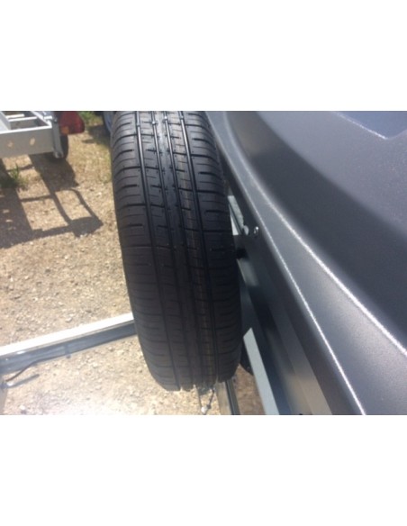 REMORQUE 500-750 Kg PTC 233x132 tôle gava REM 233 1 essieu lider SANS OPTION