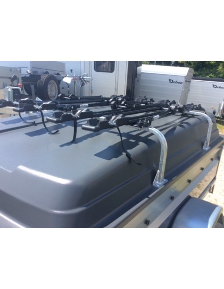 REMORQUE 500-750 Kg PTC 233x132 tôle gava REM 233 1 essieu lider SANS OPTION