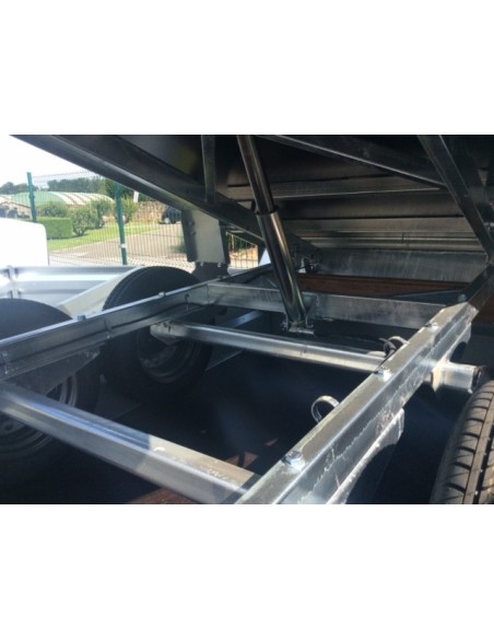 REMORQUE BENNE 0750 KG 253 X 147 LIDER HYDRAULIQUE AVEC FLEXI POMPE