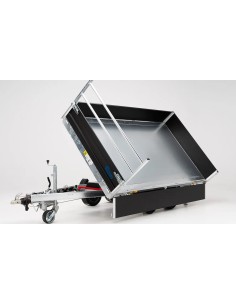 REMORQUE BENNE 3500 KG 330 X 186 TRIBENNE POMPE...