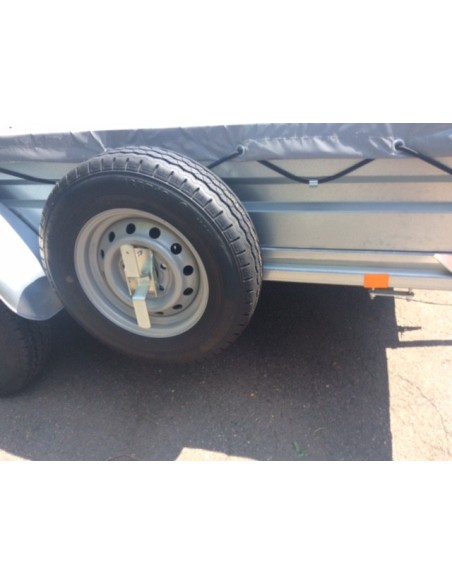 PLATEAU 1300 KG 300X170 avec frein  PML170F ERDÉ EXPERT