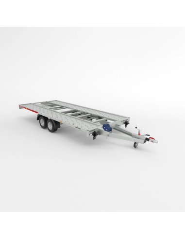 PORTE VOITURE 2700 KG 452 x 204 CARKEEPER 4520S2T7NS VERSION TREUIL ALKO & ROUE JOCKEY RENFORCEE