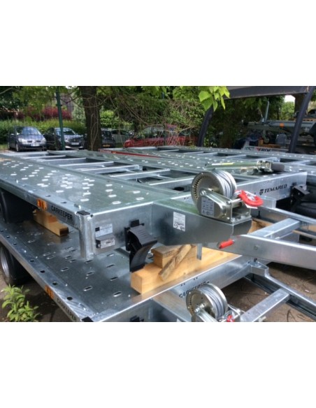 PORTE VOITURE 2700 KG 406 X 204 CARKEEPER-NEW-4020S-2T700 avec treuil ALKO et Roue jockey auto