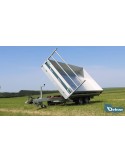 REMORQUE BENNE 3500 KG 360 X 180 TRI BENNE POMPE ELECTRIQUE DEBON PW 3.6