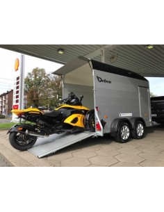 Remorque 500 XL avec porte pont ouvert. 2