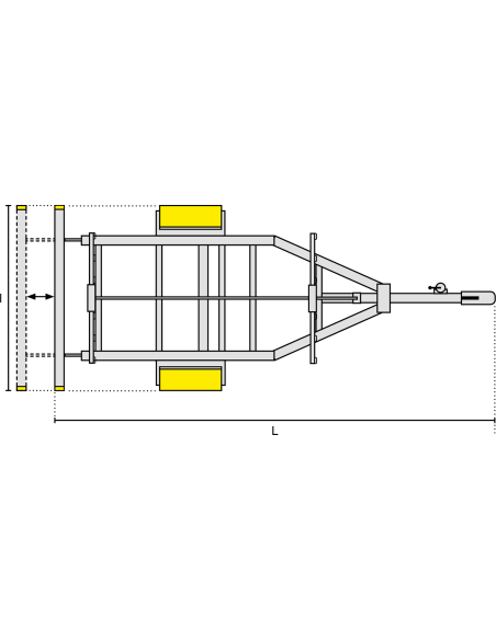 Remorques canoës Kayak Draxer