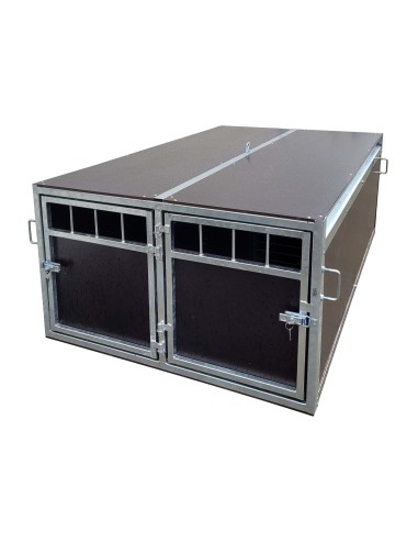 caisse pour 2 chiens adaptable prix sans la...