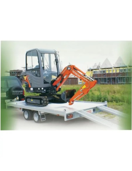 PORTE VOITURE 3000 KG 405 X 200 Remorque Anssems MSX PTC 3000 Kg