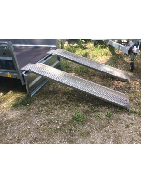 REMORQUE 750 Kg PTC 233x132  avec frein REM 233 RIDELLE 46 cm