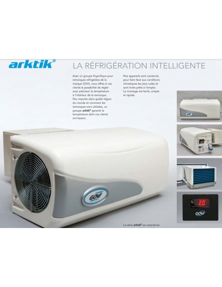 FOURGON FRIGO BW PTAC 750 / 1300 KG 250 X 125 X 180