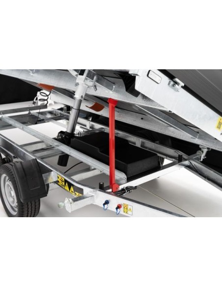 REMORQUE BENNE 3500 KG 330 X 186 TRIBENNE POMPE ELECTRIQUE DEBON BLACK EDITION