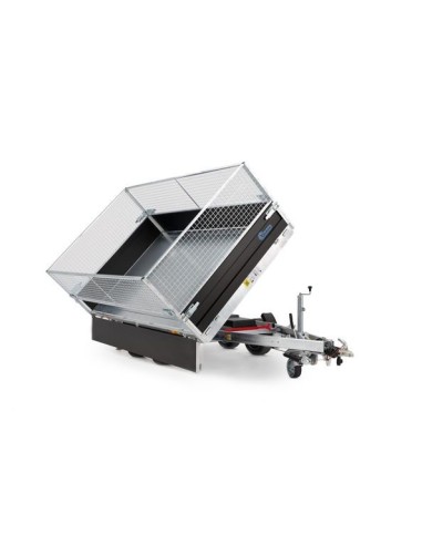 REMORQUE BENNE 3500 KG 330 X 186 TRIBENNE POMPE...