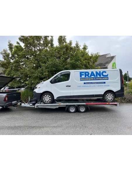 PORTE VOITURE 2700 KG 452 x 204 CARKEEPER 4520S2T7NS VERSION TREUIL ALKO & ROUE JOCKEY RENFORCEE