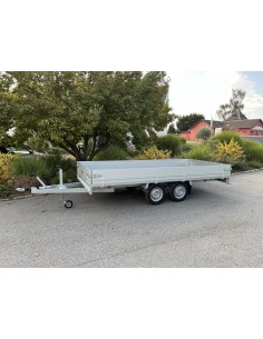 REMORQUE 2000 Kg  305X153 ridelles alu ANSSEMS PSX 2