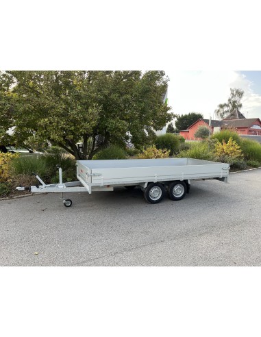 REMORQUE 2000 Kg  305X153 ridelles alu ANSSEMS PSX