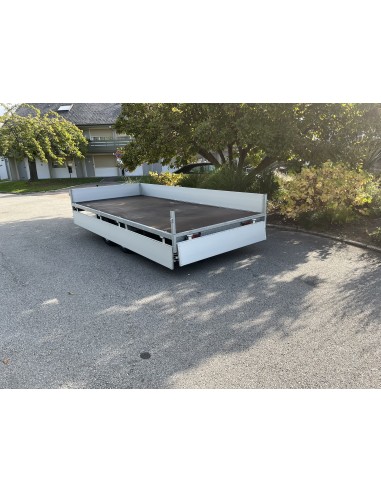 REMORQUE 2000 Kg  305X153 ridelles alu ANSSEMS PSX
