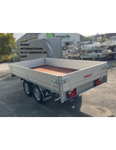REMORQUE 2000 Kg  305X153 ridelles alu ANSSEMS PSX