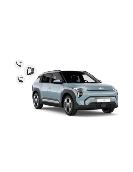 Voiture Kia avec trois propositions de boules d'attelage Voiture Kia avec trois propositions de boules d'attelage