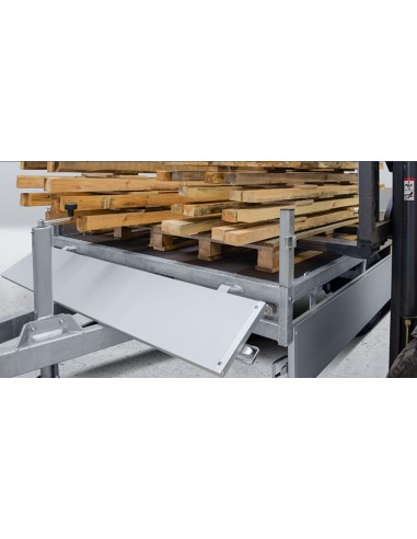 REMORQUES ASX avec rampes et treuil