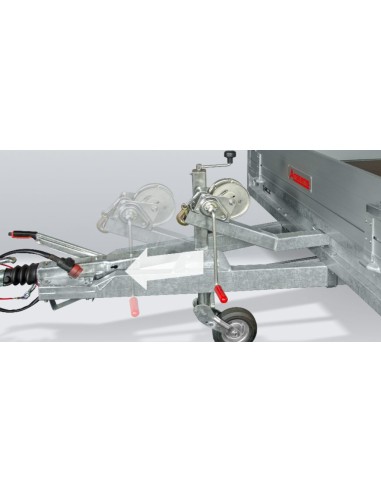 REMORQUES ASX avec rampes et treuil