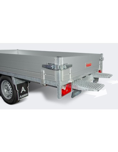 REMORQUES ASX avec rampes et treuil