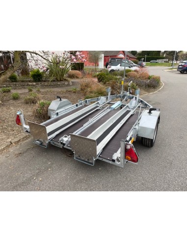 REMORQUE PORTE 2 MOTOS 1300 KG SPECIAL GROS...