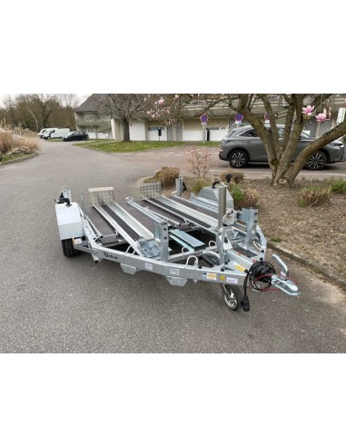 REMORQUE PORTE 2 MOTOS 1300 KG SPECIAL GROS...