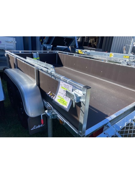 remorque lider bois 2 mètres 50 avec pont compris