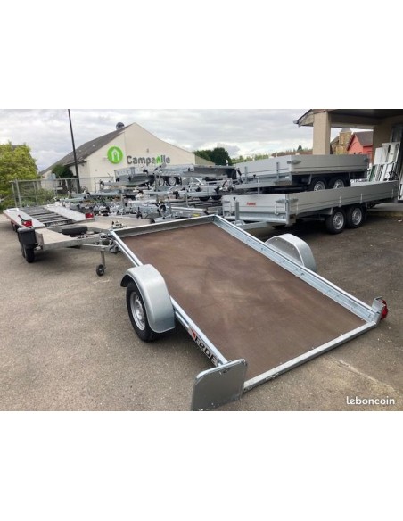 PLATEAU 1000 KG -250X150 PLATEAU avec FREIN PLM150F ERDÉ EXPERT